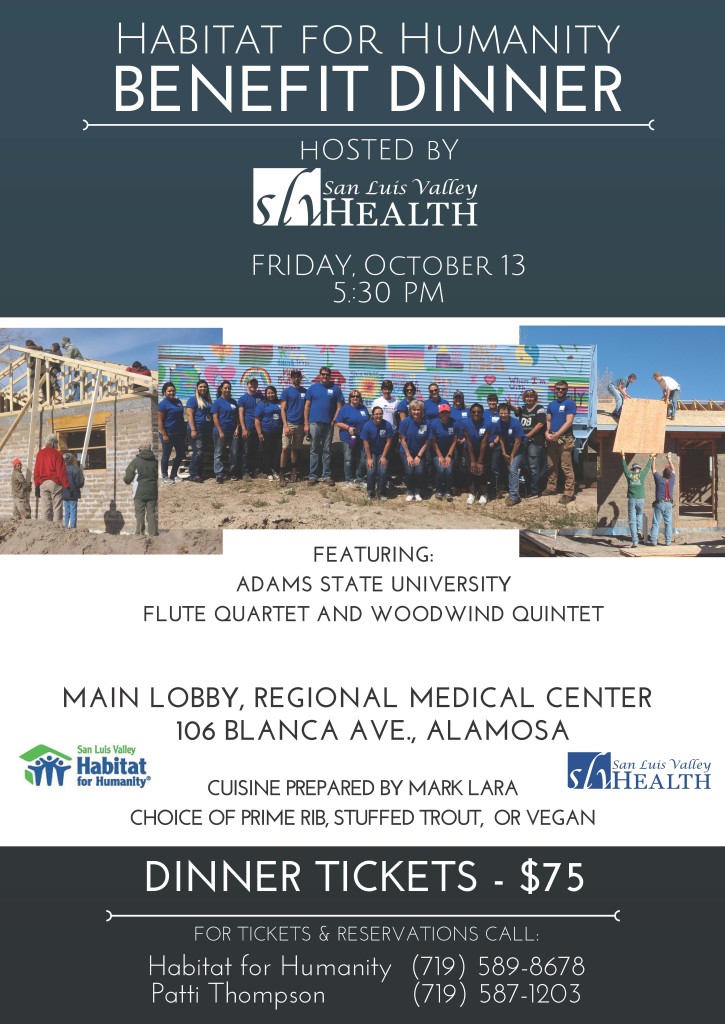 Benefit Dinner poster